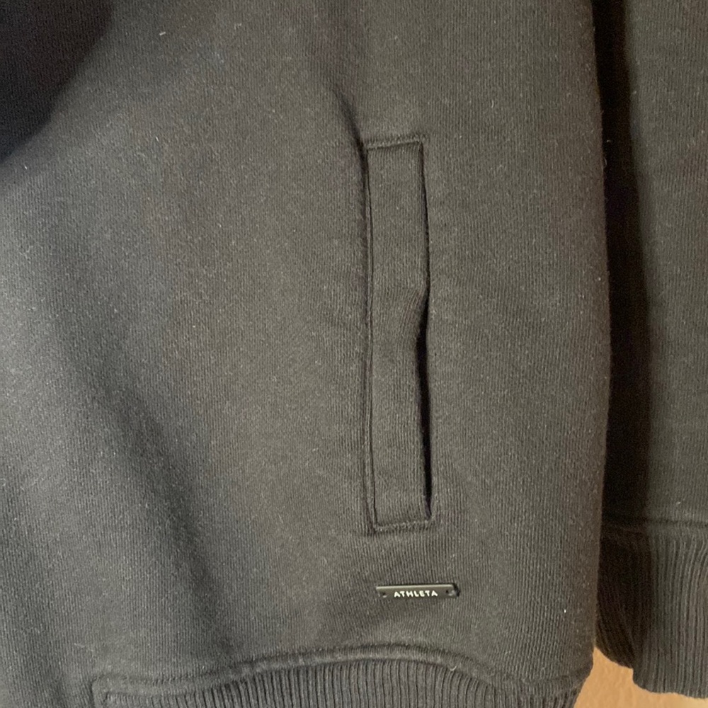 ATHLETA black Long Sleeve WRAPPER'S DELIGHT WRAP JACKET Cardigan xxs - Picture 10 of 10
